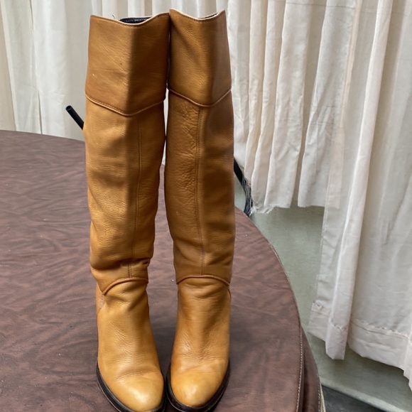 Ameldaa genuine leather knee high boots - Picture 3 of 7